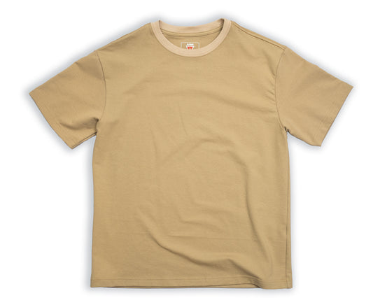 Arkon Heavy Premium Cotton Oversize Crewneck Shirt - Mocha