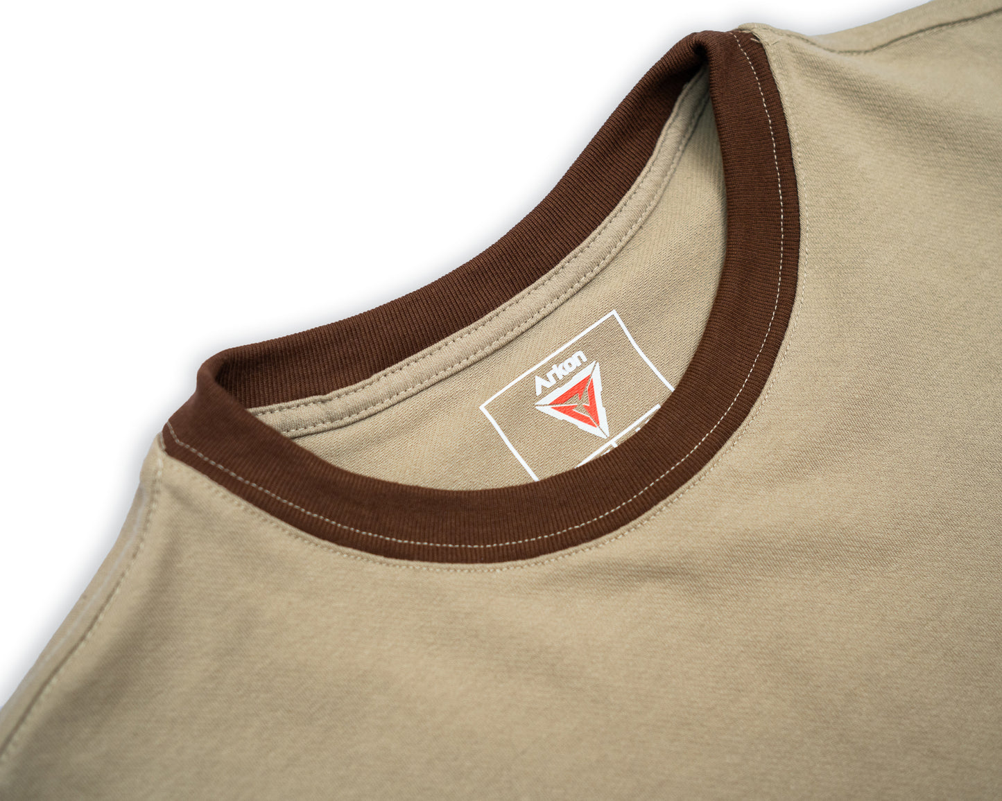 Arkon Heavy Premium Cotton Oversize Crewneck Shirt - Taupe